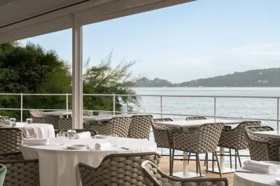 Marina di Bardi restaurant & beach club — zoagli, Liguria